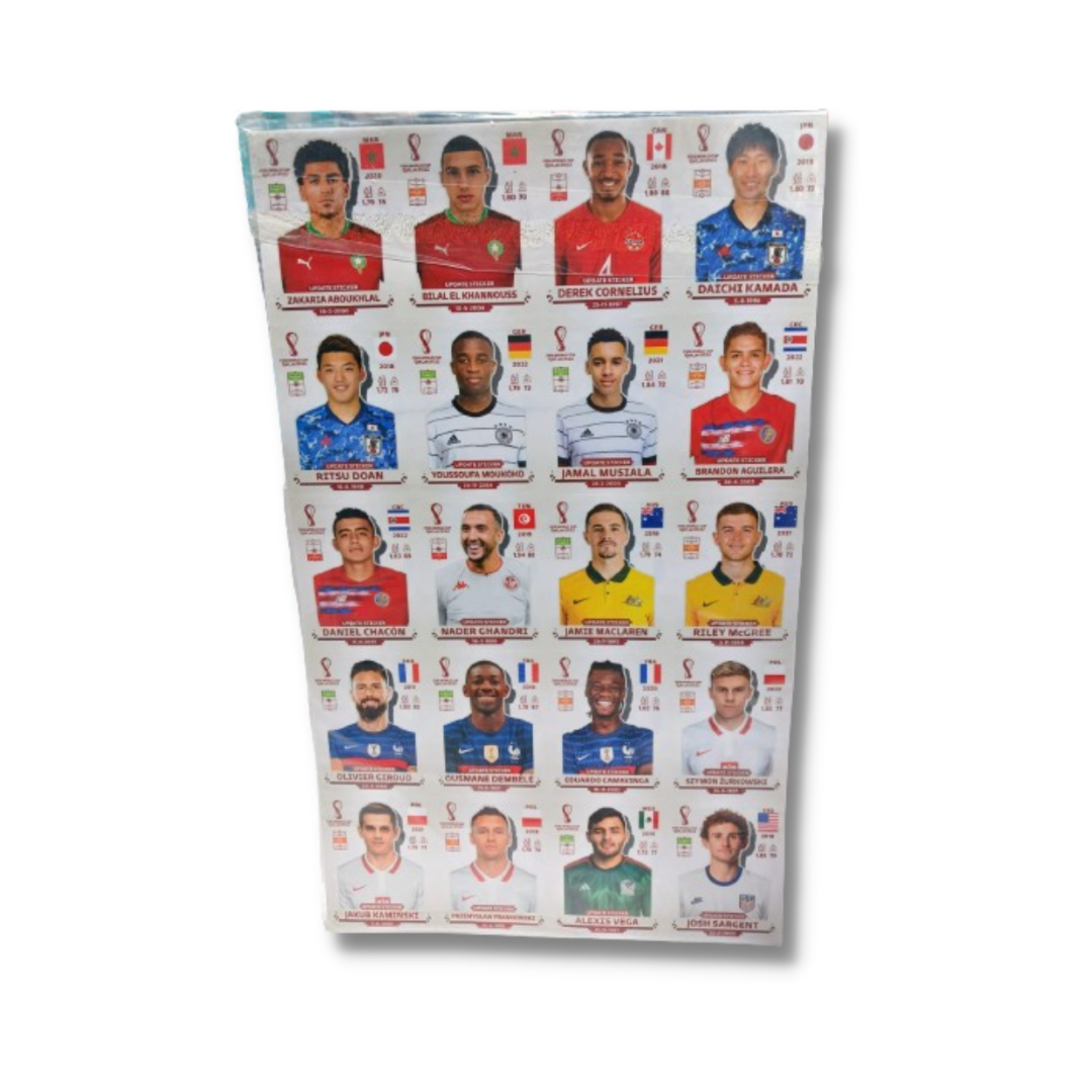 Actualizacion Stickers Qatar 2022 Panini Completo
