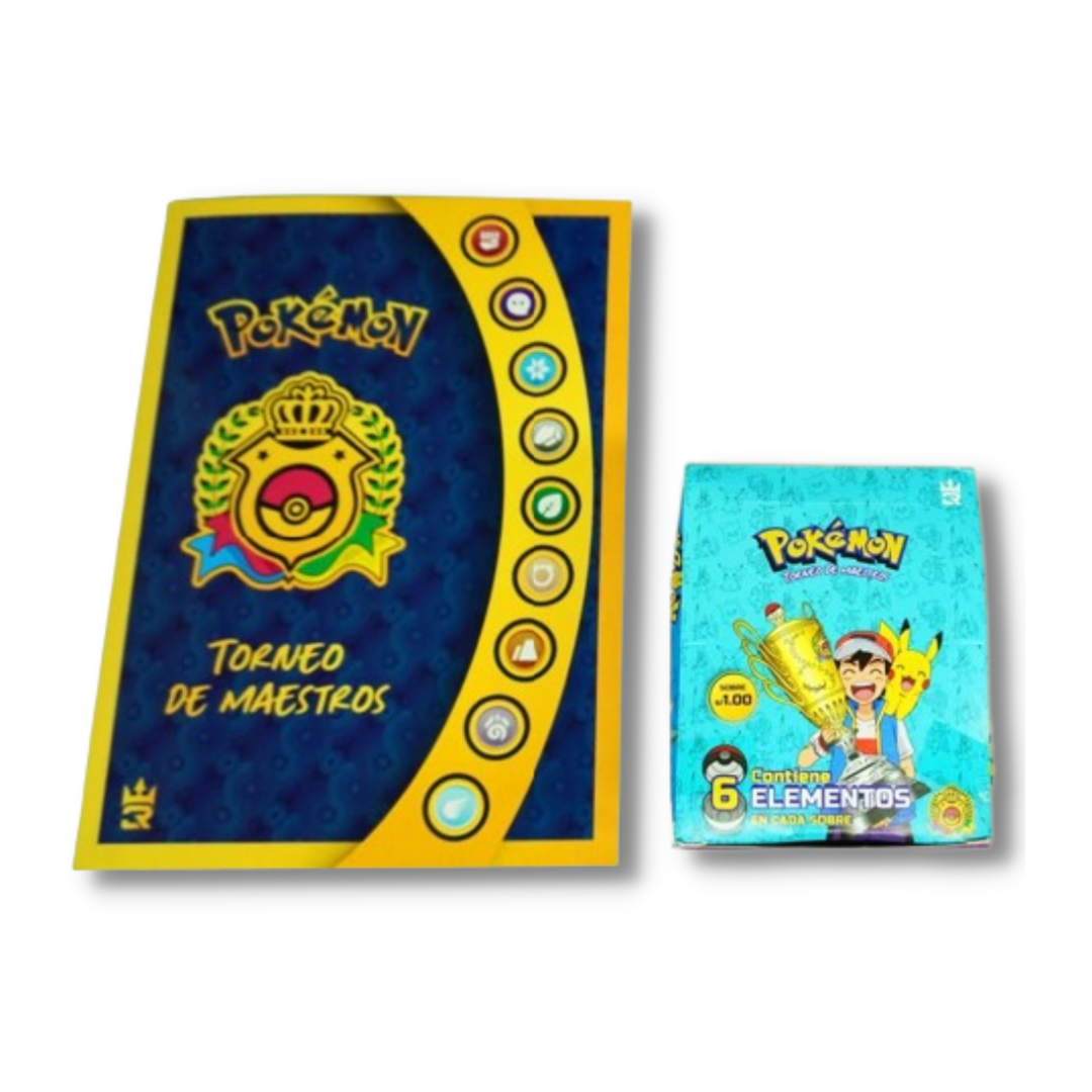 Coleccion Torneo Maestros Pokemon + Caja 30 Sobres