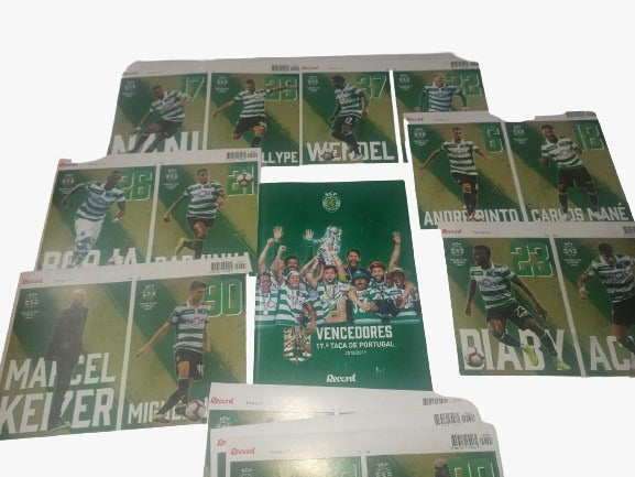 Álbum Sporting Lisboa Portugal Campeón Completo