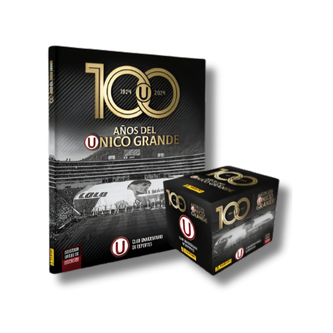 Álbum Tapa Dura + 1 Caja Universitario 100 Años Panini