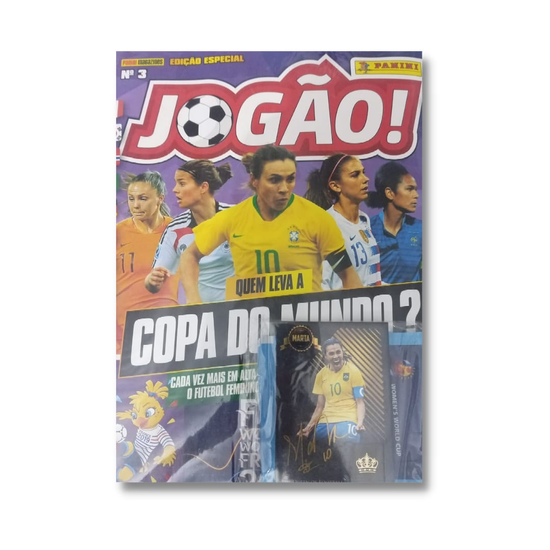 Revista Jogao Panini Sellada + Carta Exclusiva Pele y Marta