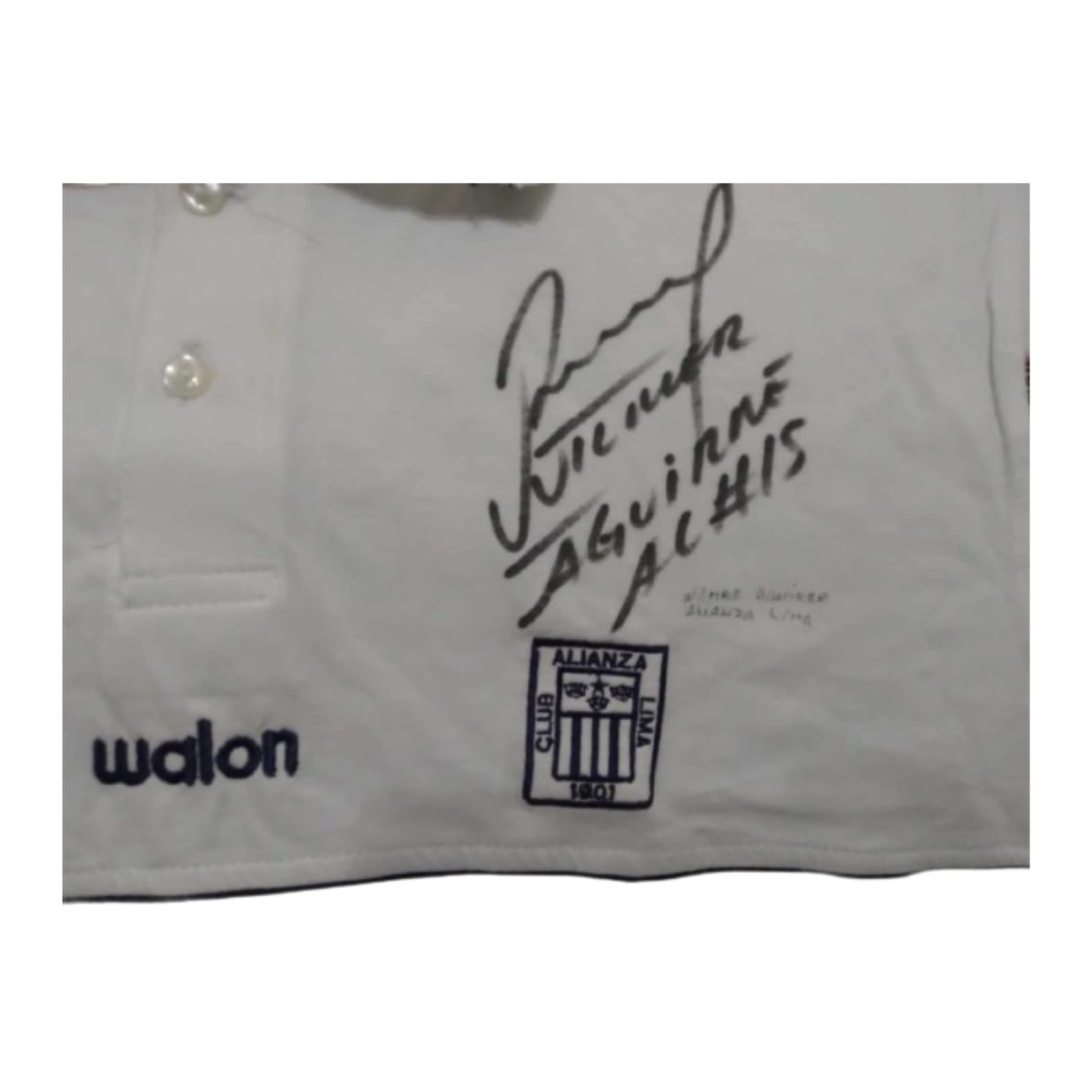 Camisa Walon Alianza Lima Centenario Firmada 15 Jugadores
