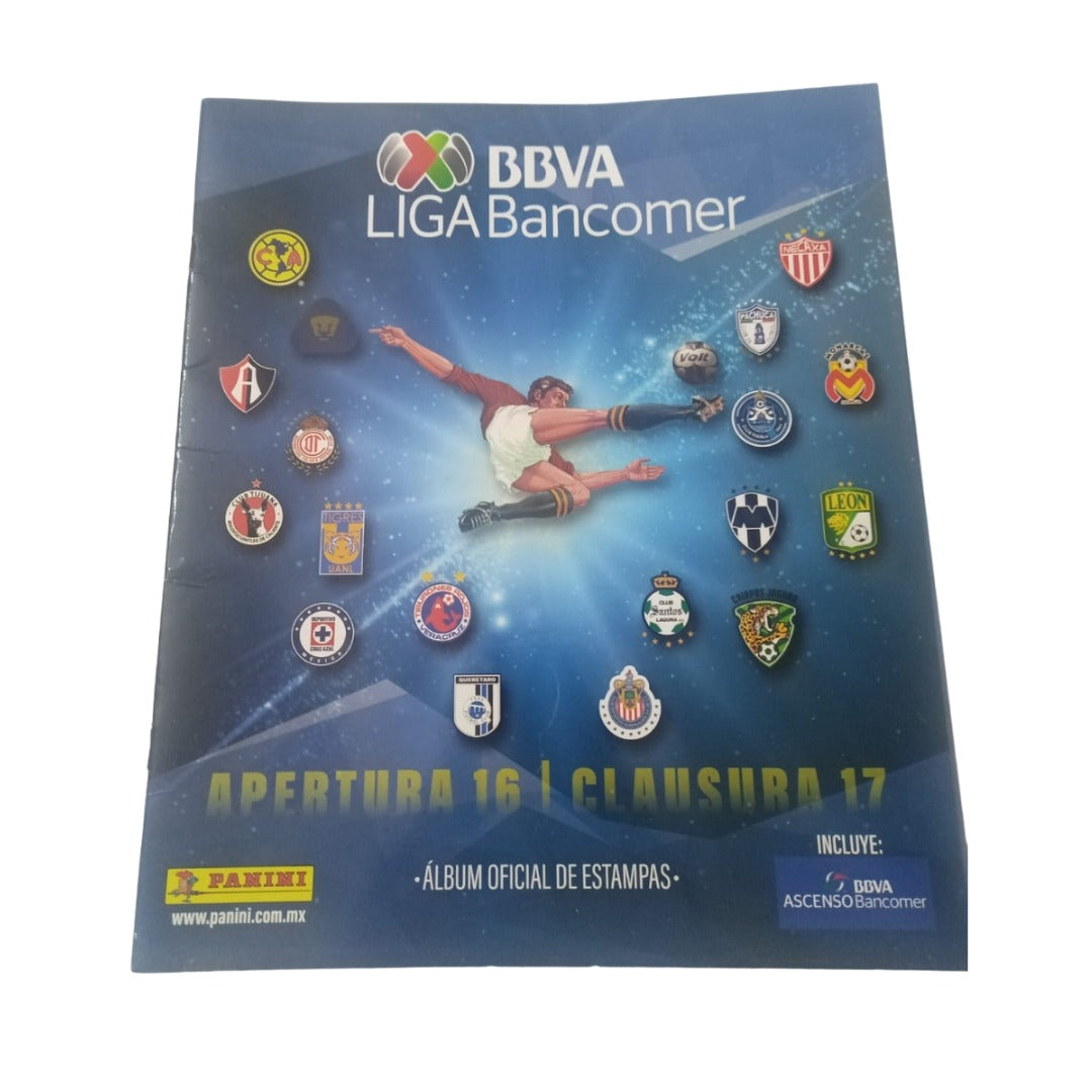 Album Liga Mexicana 2016-17 Panini Completo