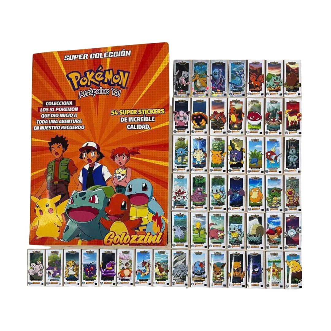 Album Pokemon Stickers Chicle Completo
