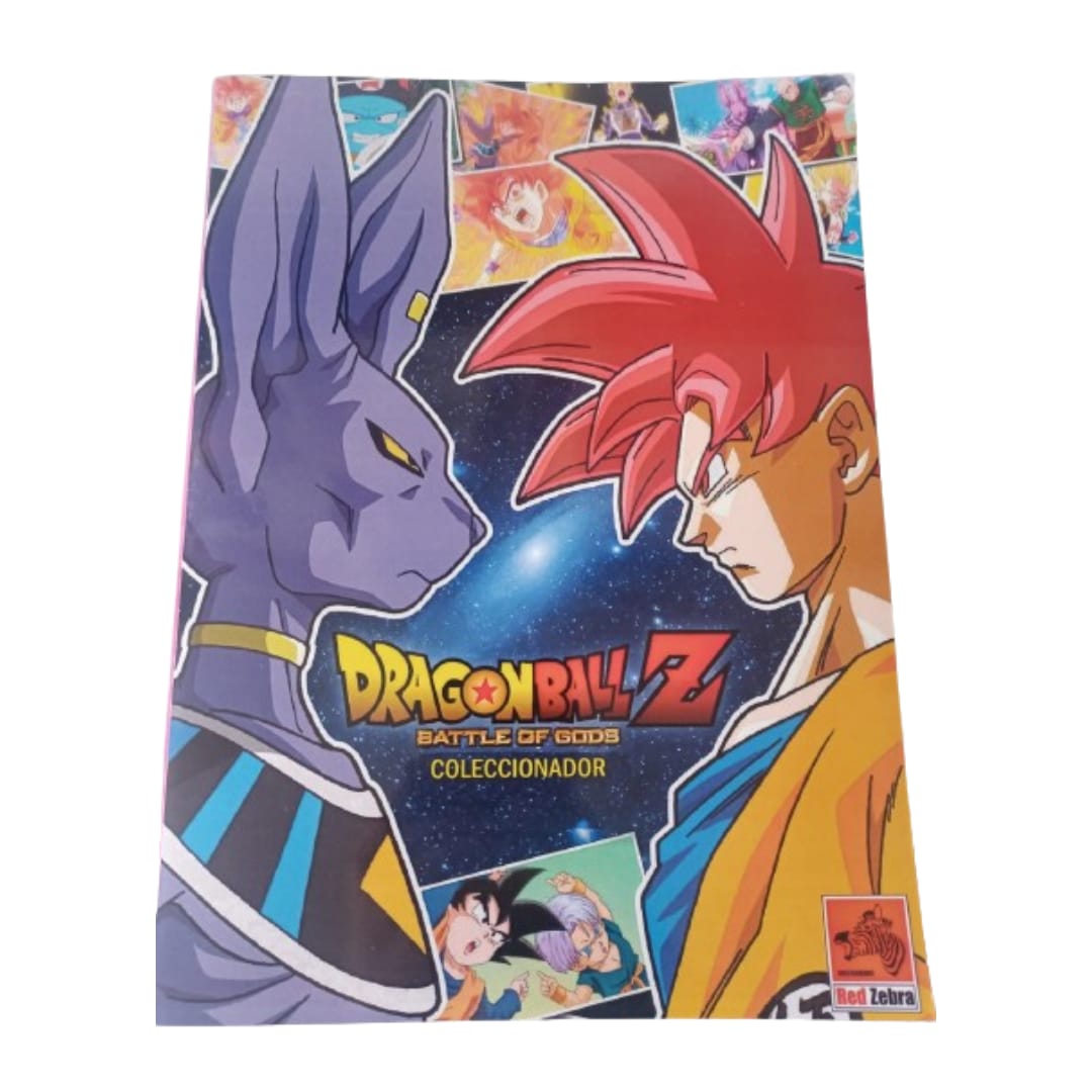 Album Dragon Ball Z Batalla de los Dioses (Chicles Colombia)
