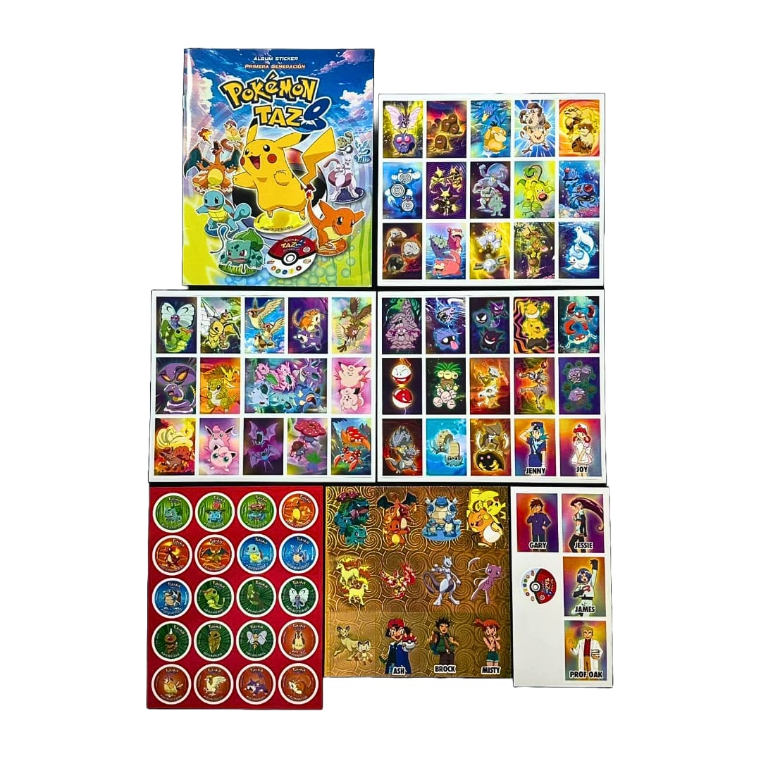 Album Pokemon Tazos Completo