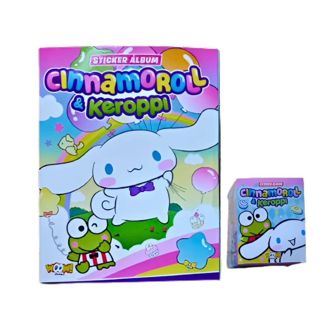 Album Cinnamoroll Keroppi Editorial Wow + Caja 50 Sobres