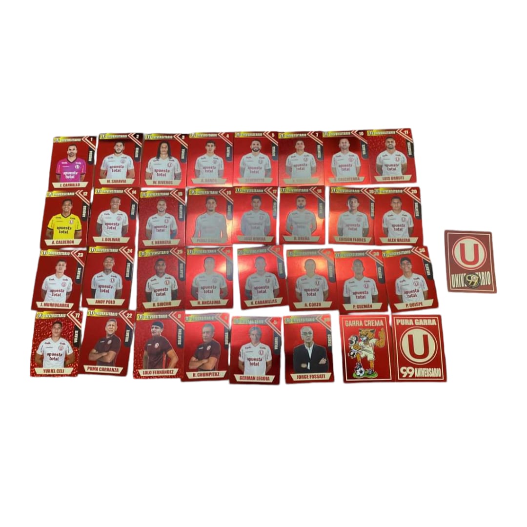 Coleccion Tarjetas Universitario 2023 Completo