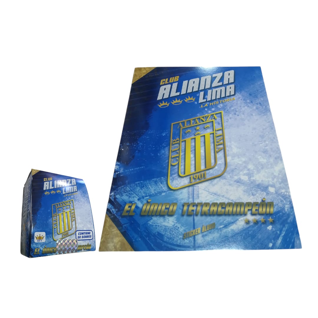 Album Alianza Lima Editorial Reyes + Caja 50 Sobres
