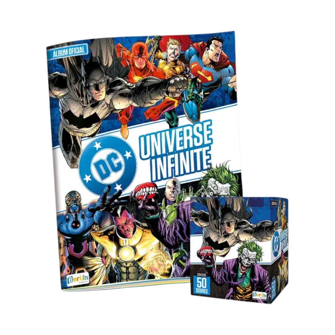 Album DC Universe Infinite + Caja 50 Sobres Editorial Berlin