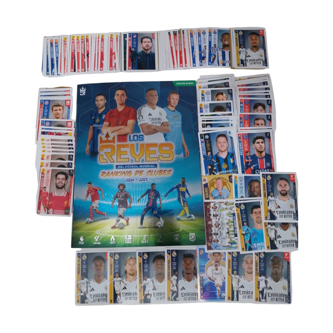 Album Los Reyes del Futbol Al Mundial Completo