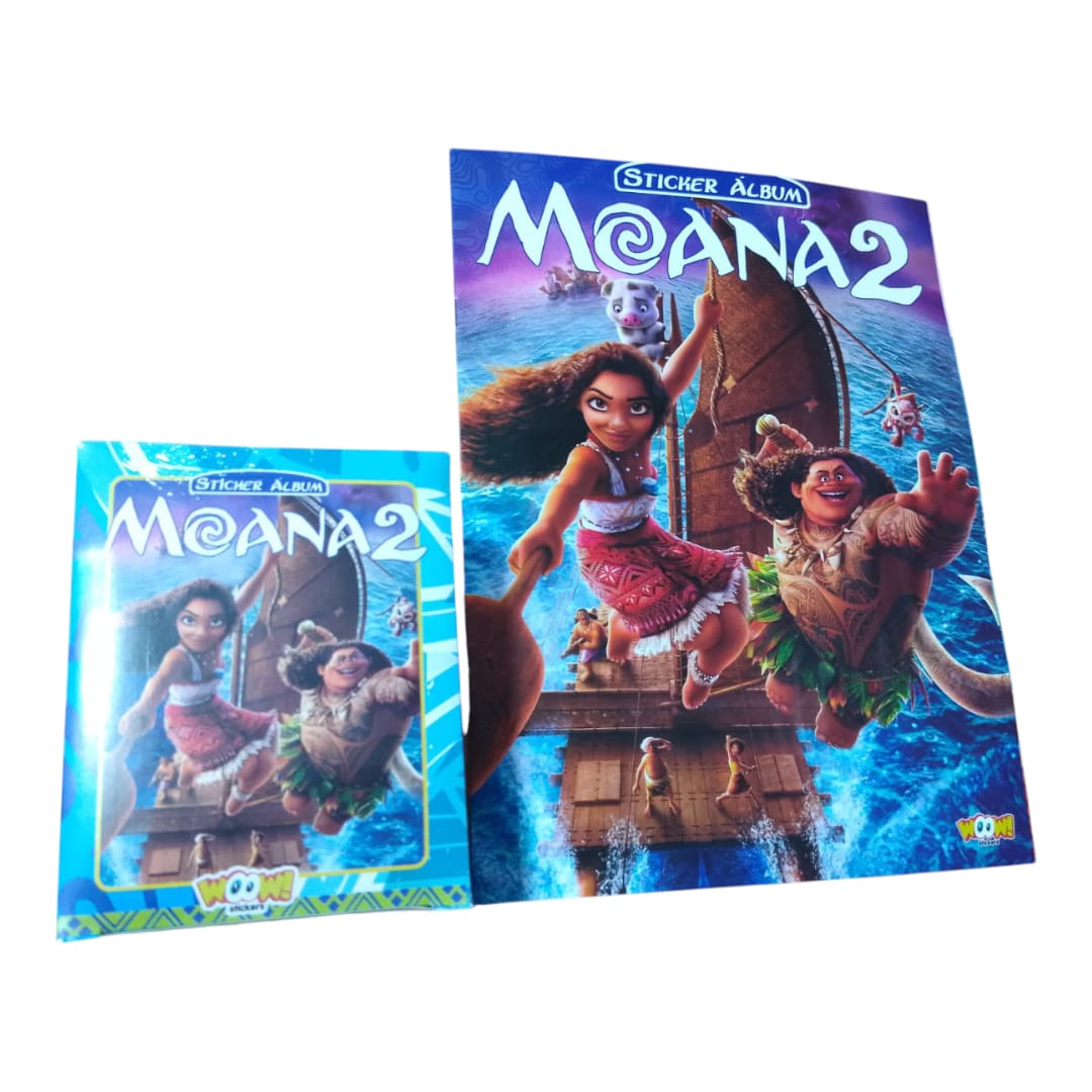 Album Moana 2 + Caja 50 Sobres Editorial Wow