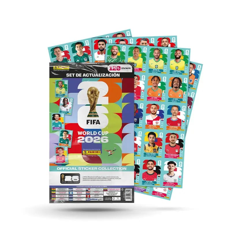 Actualización Completa Mundial 2026 Oficial Panini (Neymar)