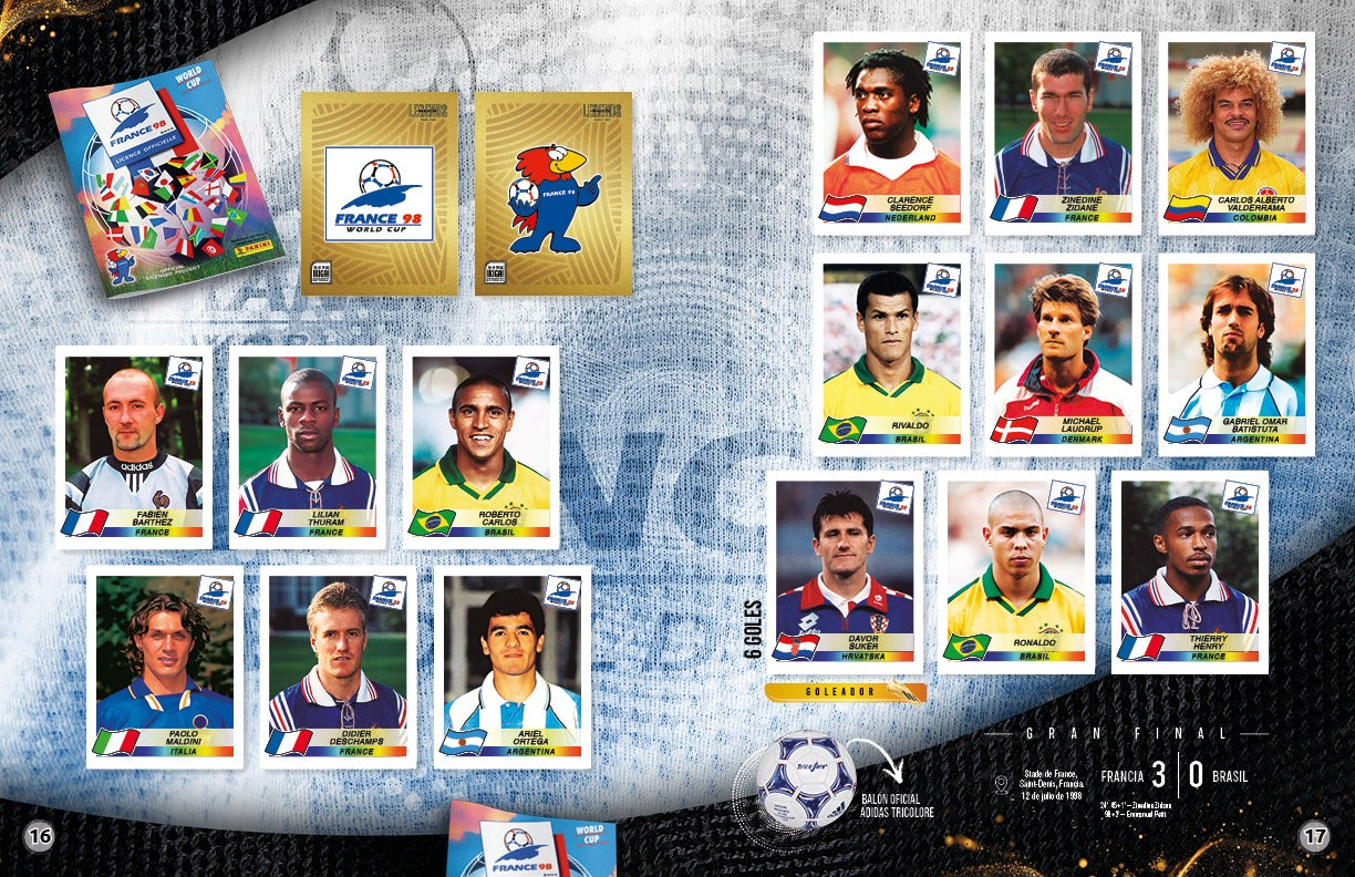 Album World Cup Legends 1970-2026 Completo
