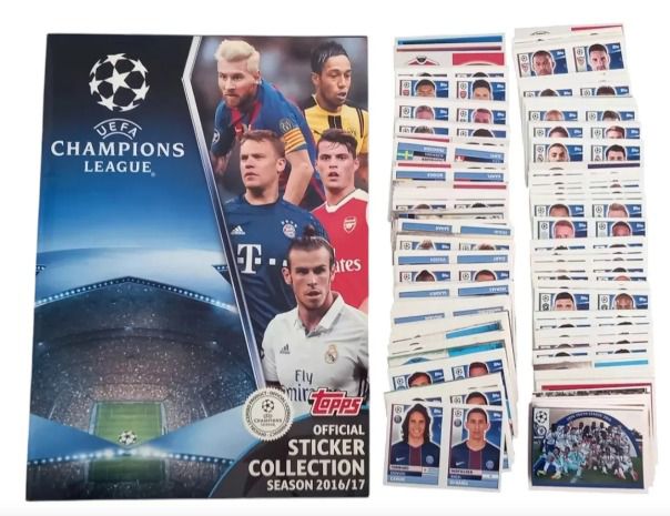 Album Champions League 2016/17 Topps Completo