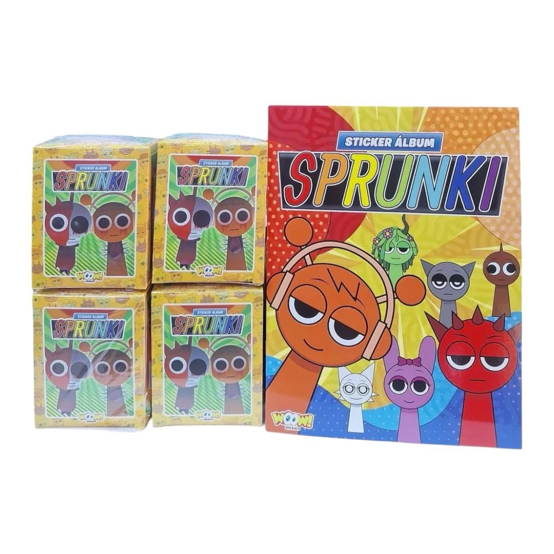 Album Sprunki Editorial Wow + Caja 50 Sobres