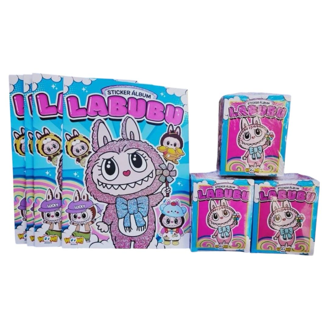Album Labubu Editorial Wow + Caja 50 Sobres