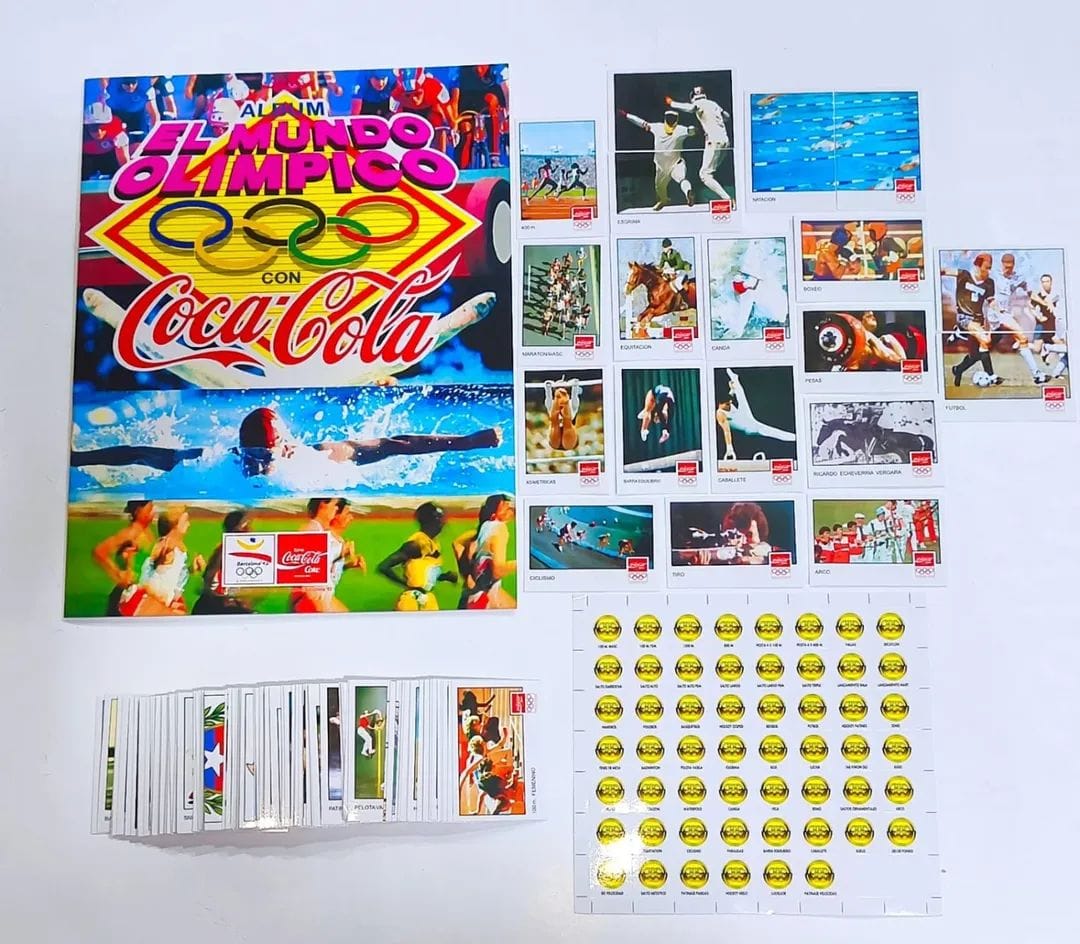Album El Mundo Olimpico de Coca Cola Barcelona 1992 Completo