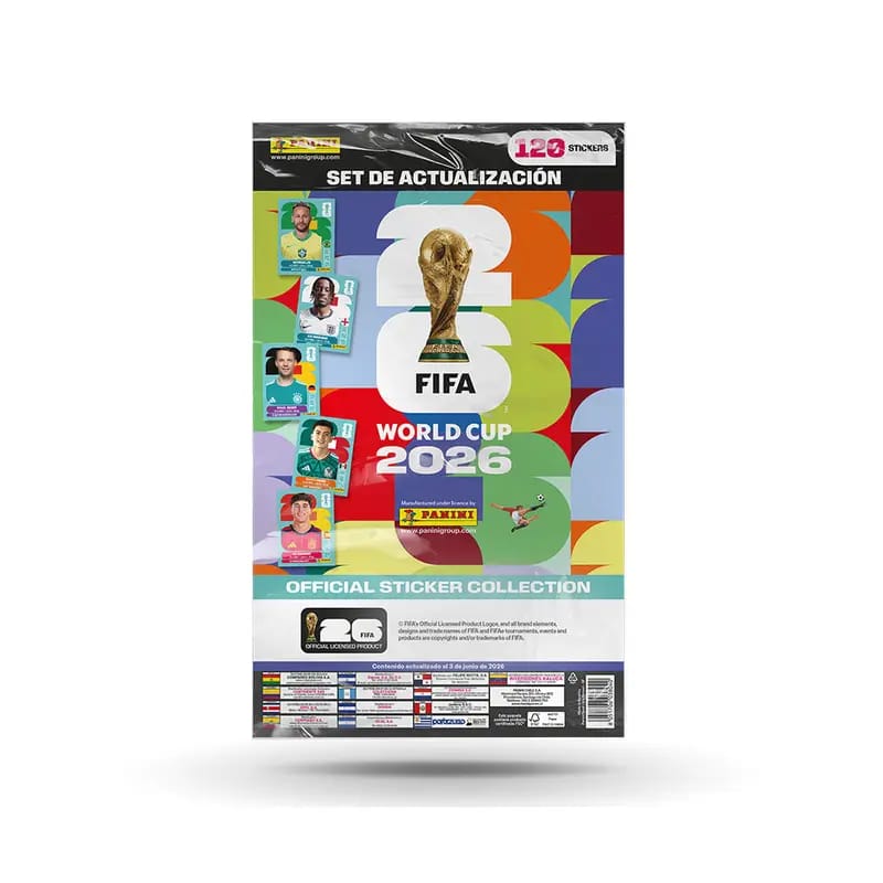 Actualización Completa Mundial 2026 Oficial Panini (Neymar)