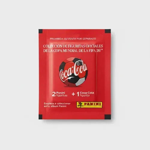 Sobre Sellado Exclusivo Coca Cola Mundial 2026 Panini Oficial