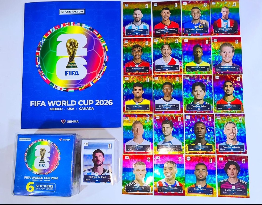 Album Mundial 2026 Completo Editorial Gemma