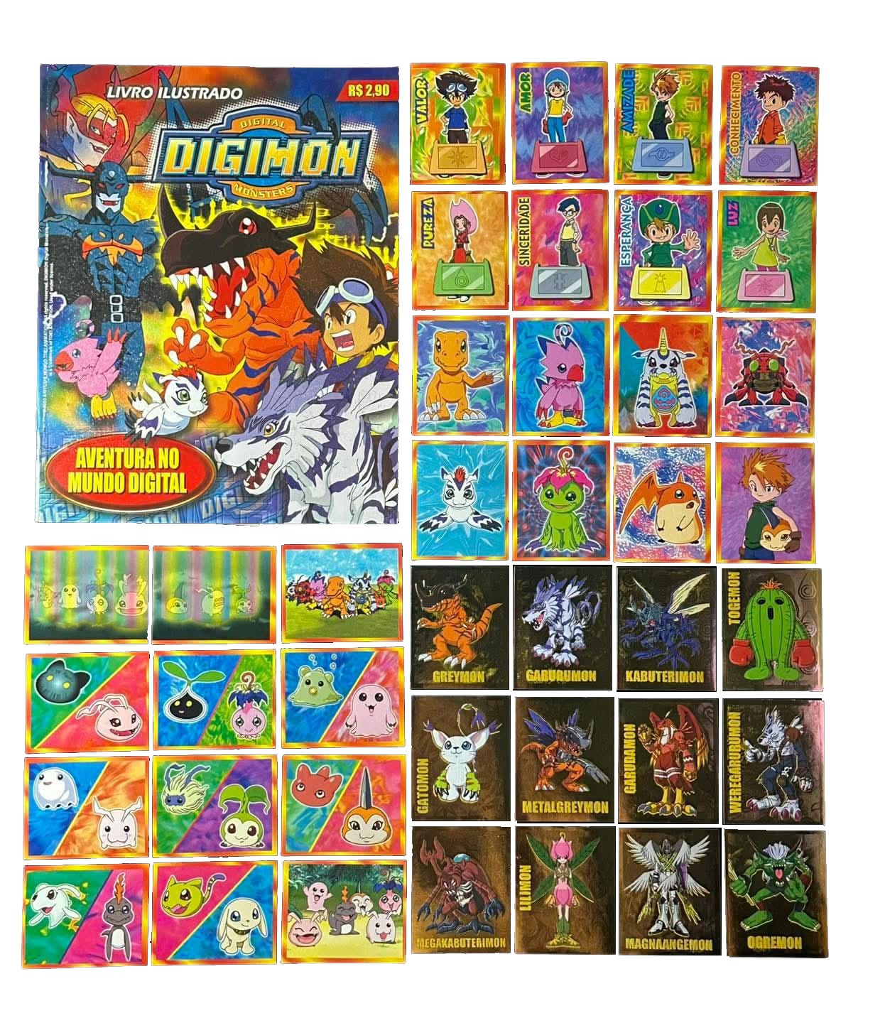 Album Digimon 1 Navarrete Original Completo