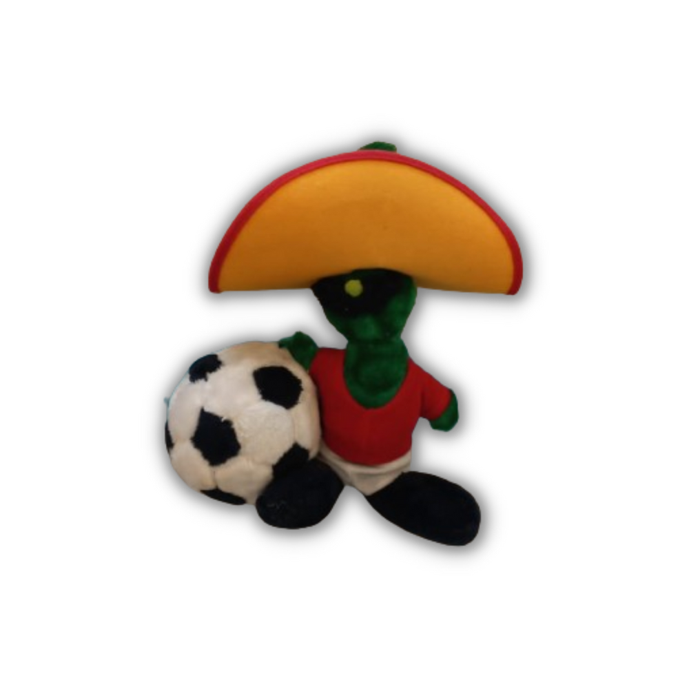 Figurine Mascotte Officielle Pique – Coupe Du Monde Mexico 1986 – Vintage