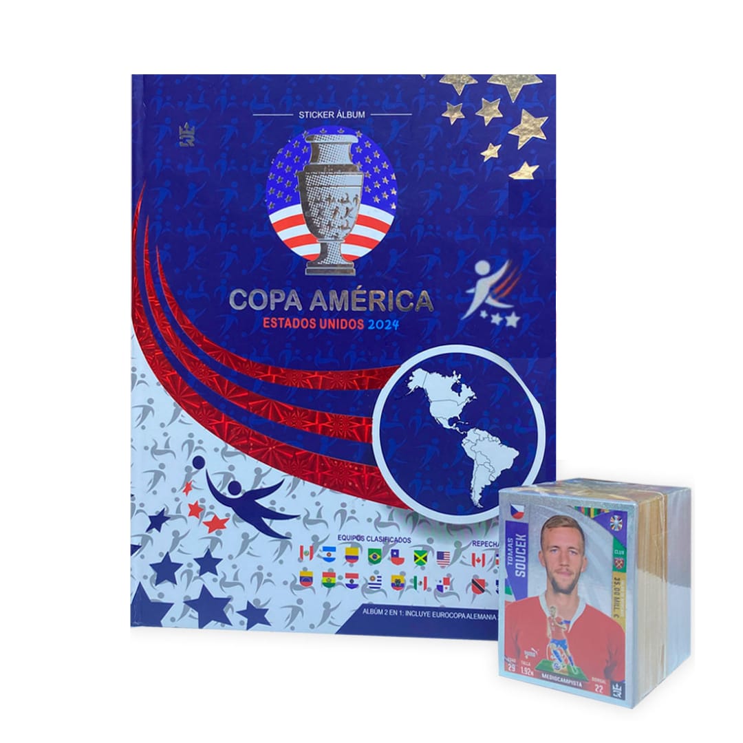 Tapa Dura Copa America 2024 3 Reyes Completo A Pegar