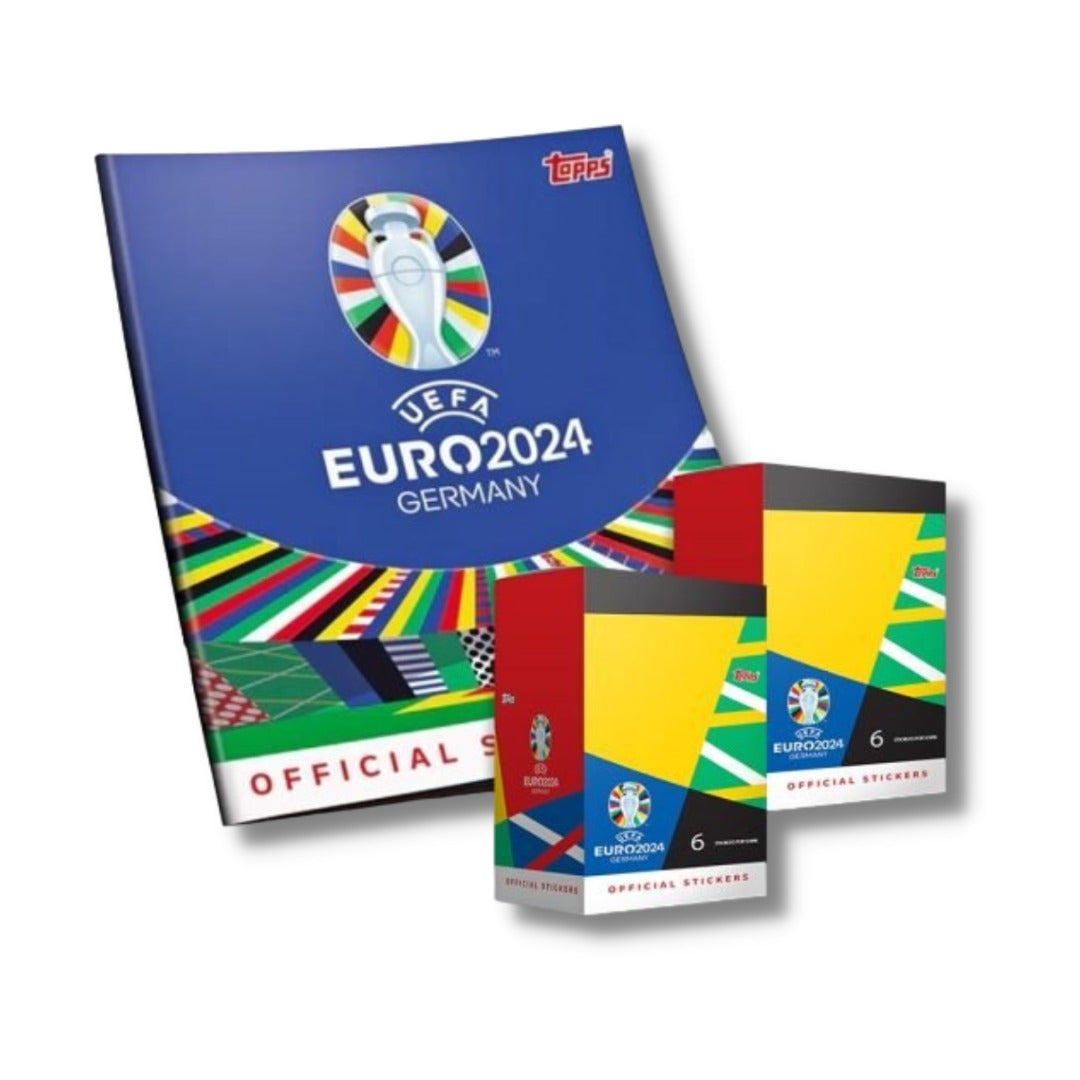Eurocopa 2024: 1 album tapa dura + 2 cajitas