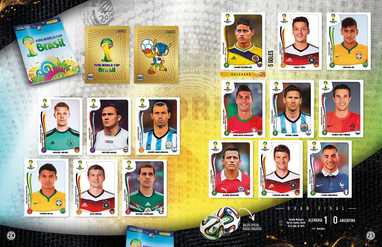 Album World Cup Legends 1970-2026 Completo