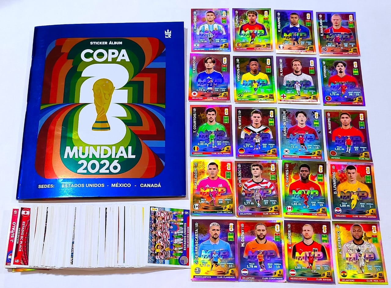 Album Mundial 2026 3 Reyes (Navarrete) Completo