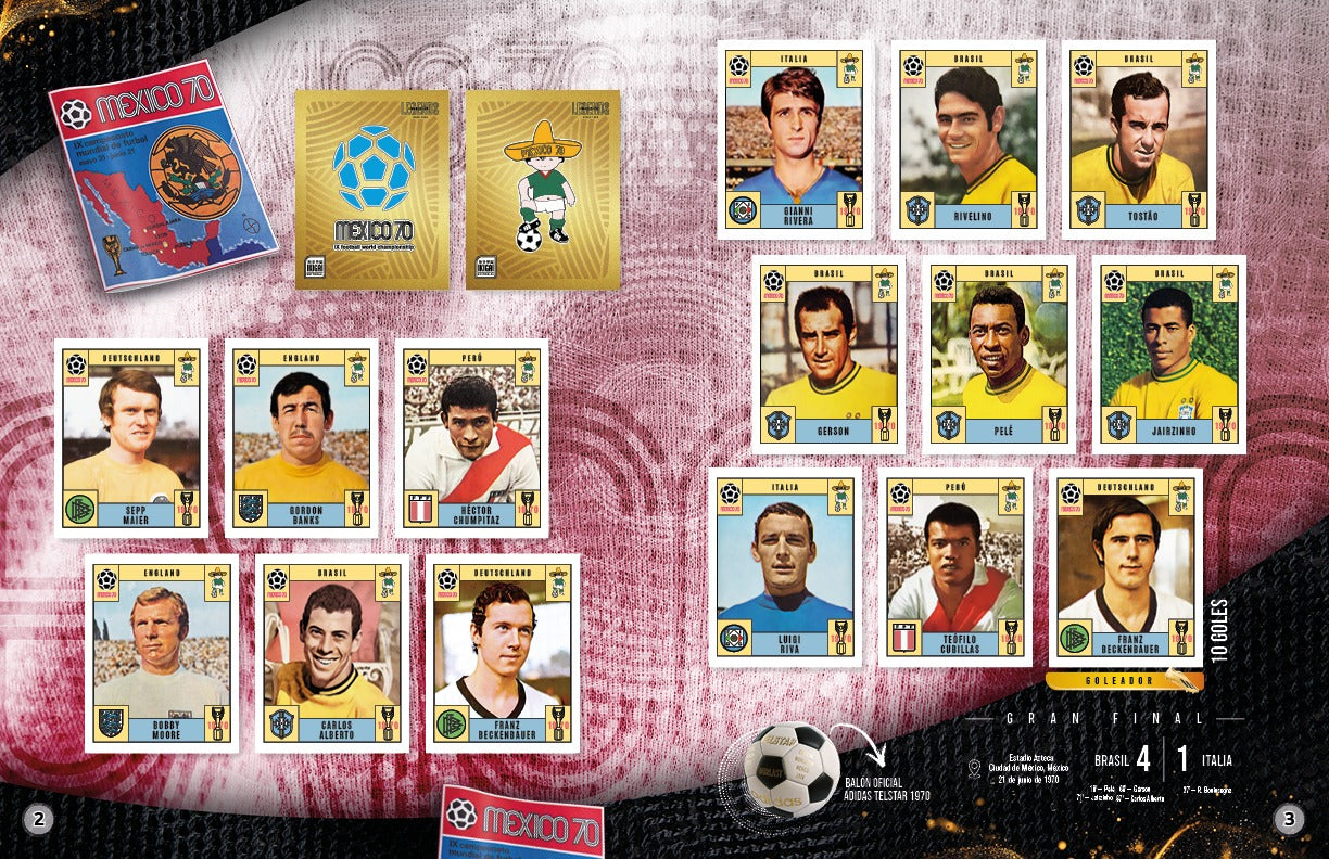 Album World Cup Legends 1970-2026 Completo